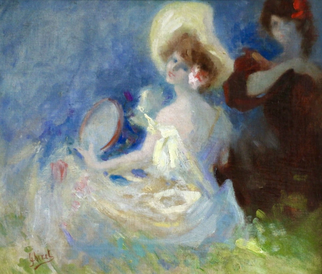 Playing Tambourine - Buy Fine Paintings Online
