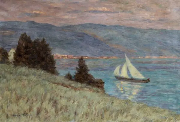 Moonlight at Montreux - Buy Fine Paintings Online