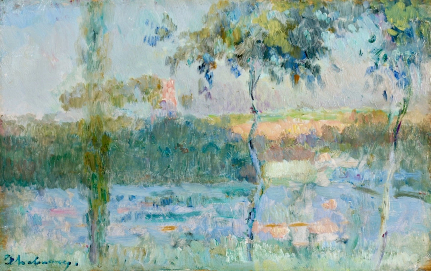 Spring on River Seine - Buy Fine Paintings Online