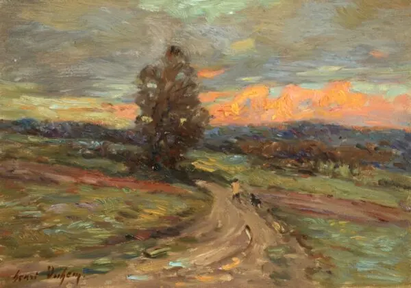Sunset on the Road - Buy Fine Paintings Online