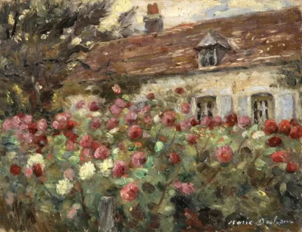 Flowers in The Artists Garden - Buy Fine Paintings Online