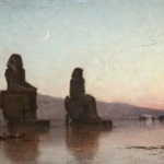 Colossi of Menmon, The Nile – Evening thumbnail