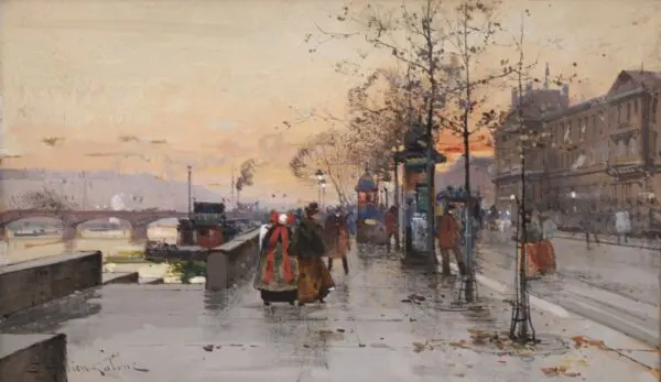 Quai de Louvre - Buy Fine Paintings Online
