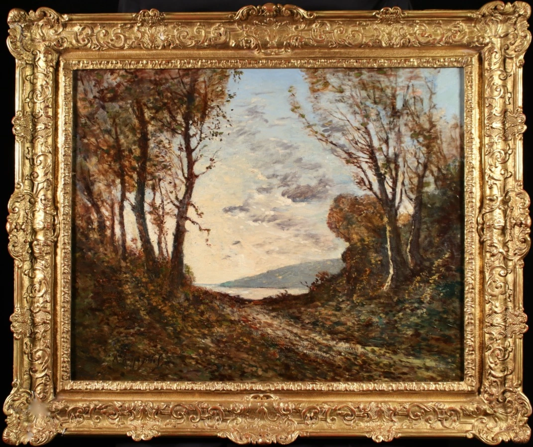 Bords de rivière à Saint-Privé - Buy Fine Paintings Online