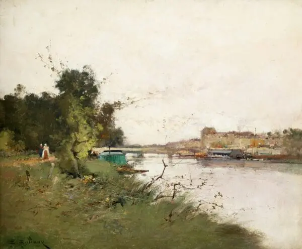 By The River - Buy Fine Paintings Online