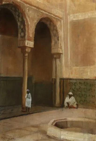 Arabs in a Hammam - Buy Fine Paintings Online