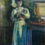 Young Girl with cat thumbnail