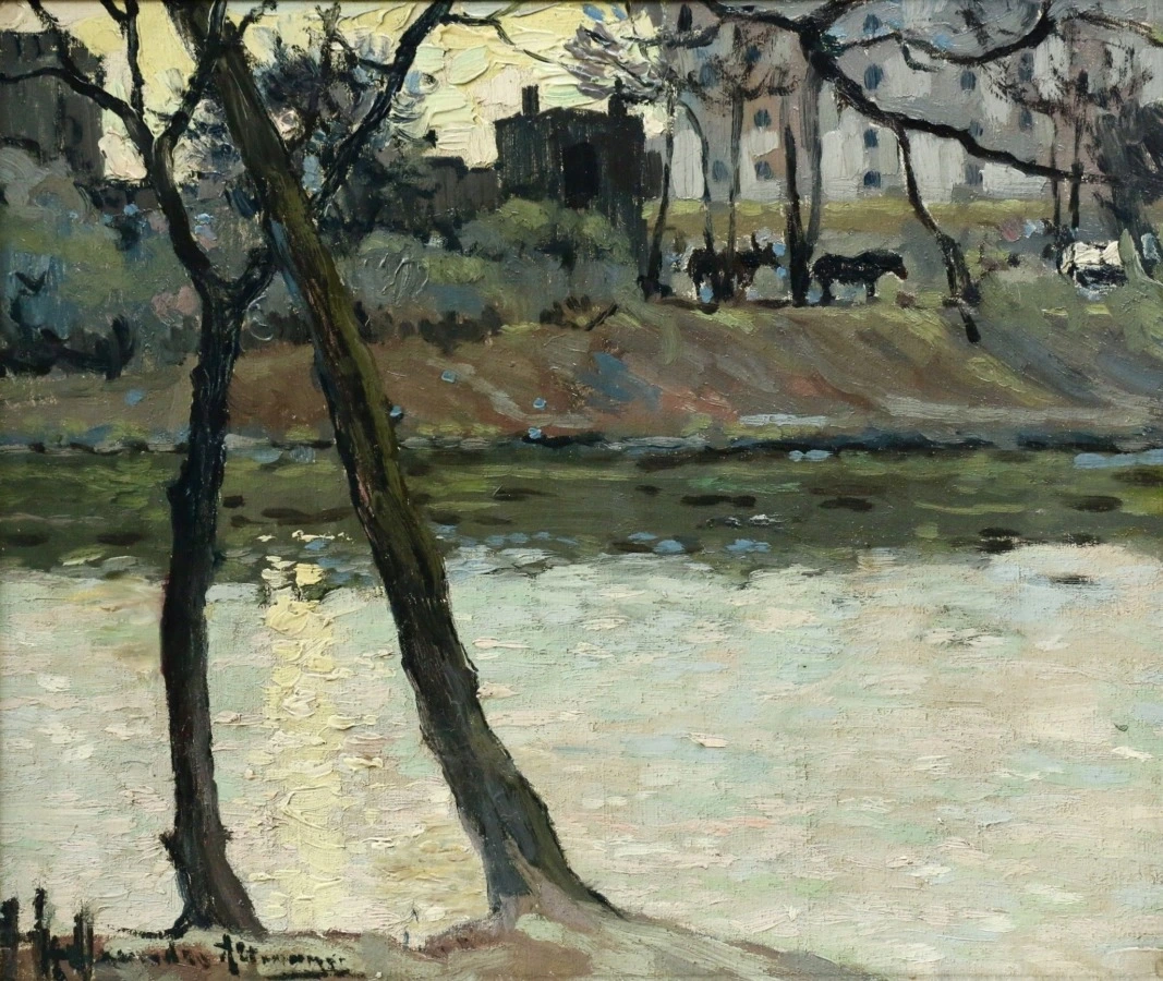 Evening – Banks of the Seine - Buy Fine Paintings Online