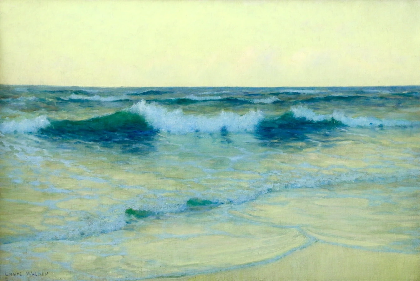 Waves at Sunset - Buy Fine Paintings Online