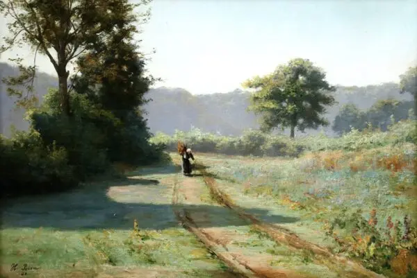 On a Country Road - Buy Fine Paintings Online