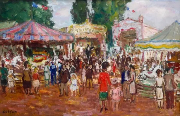 Funfair in Paris - Buy Fine Paintings Online