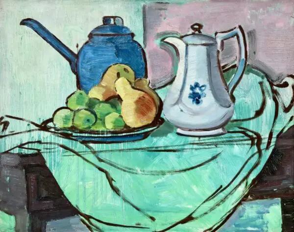 The Green Tablecloth - Buy Fine Paintings Online