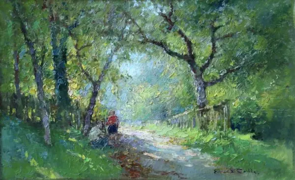 Chemin Sous Bois - Buy Fine Paintings Online