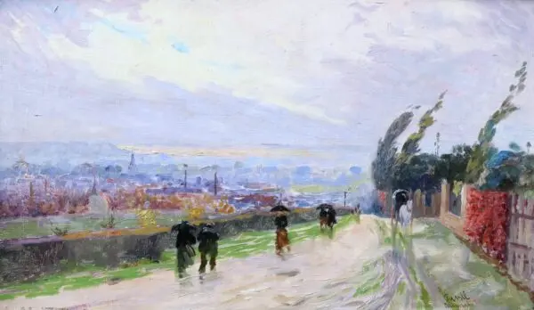 Rainy Day – Bougival - Buy Fine Paintings Online