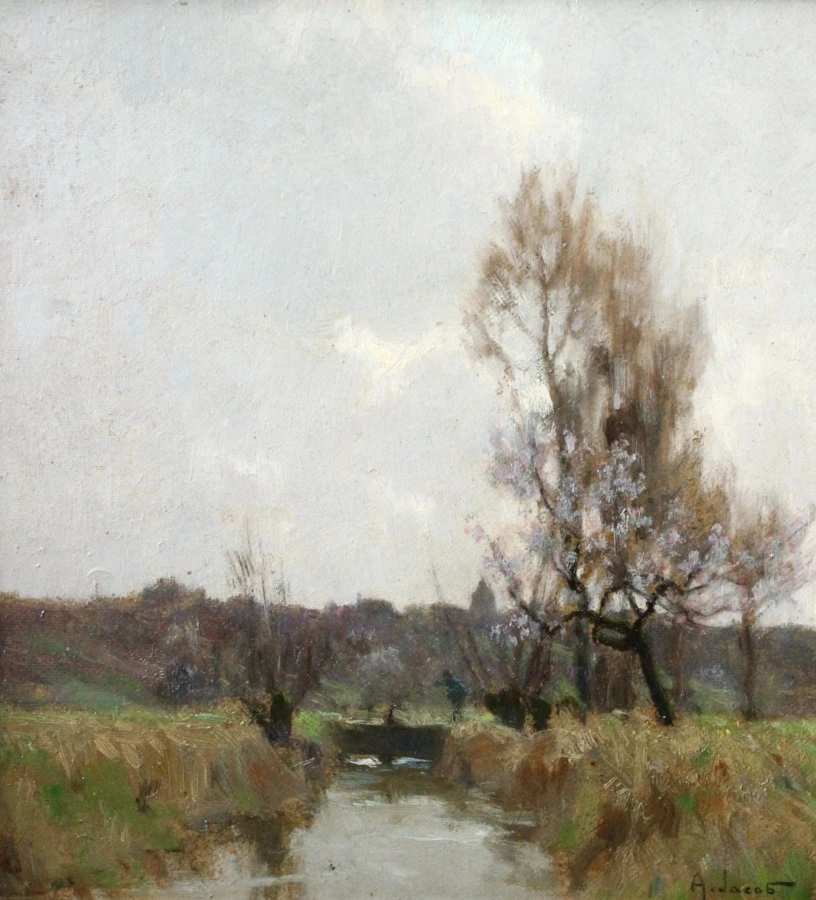 Fishing on the River – Autumn - Buy Fine Paintings Online
