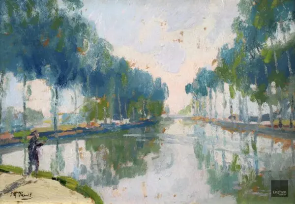 Fishing on The Seine - Buy Fine Paintings Online