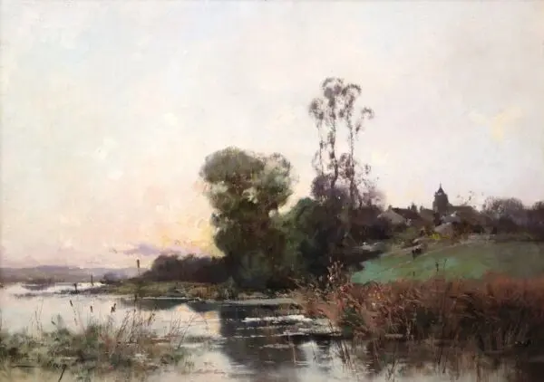 Sunset on the River - Buy Fine Paintings Online