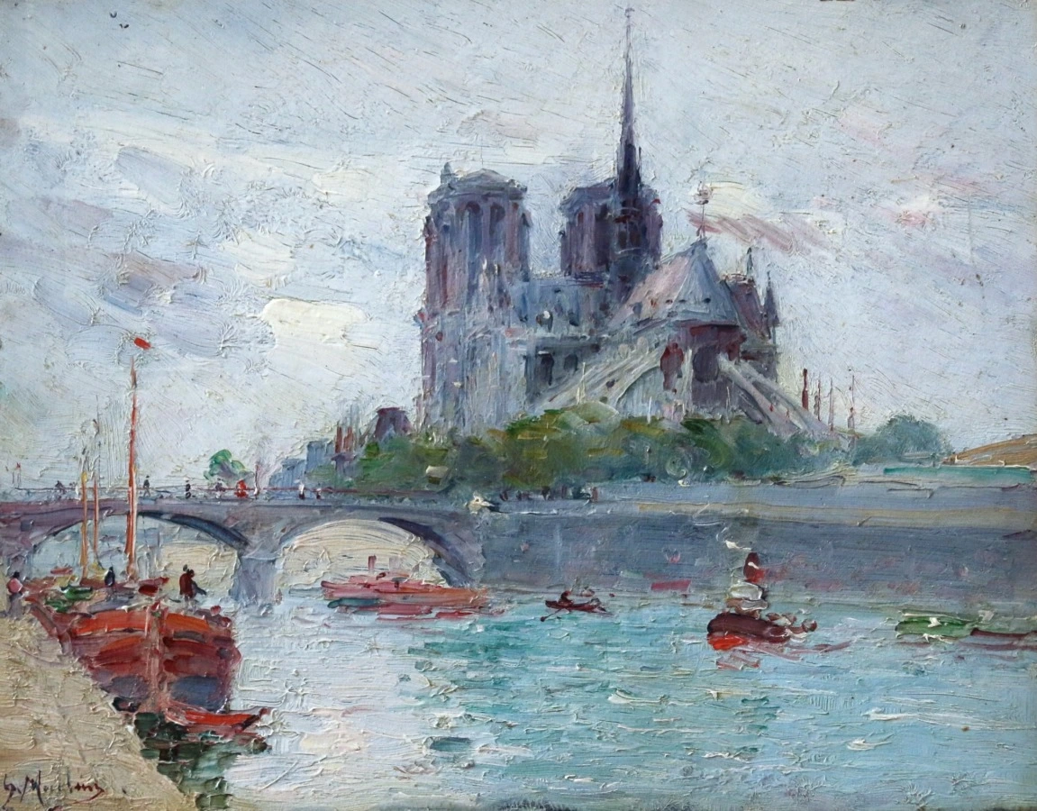 Notre Dame & Seine - Buy Fine Paintings Online
