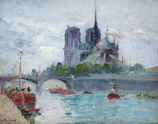 Notre Dame & Seine - Buy Fine Paintings Online
