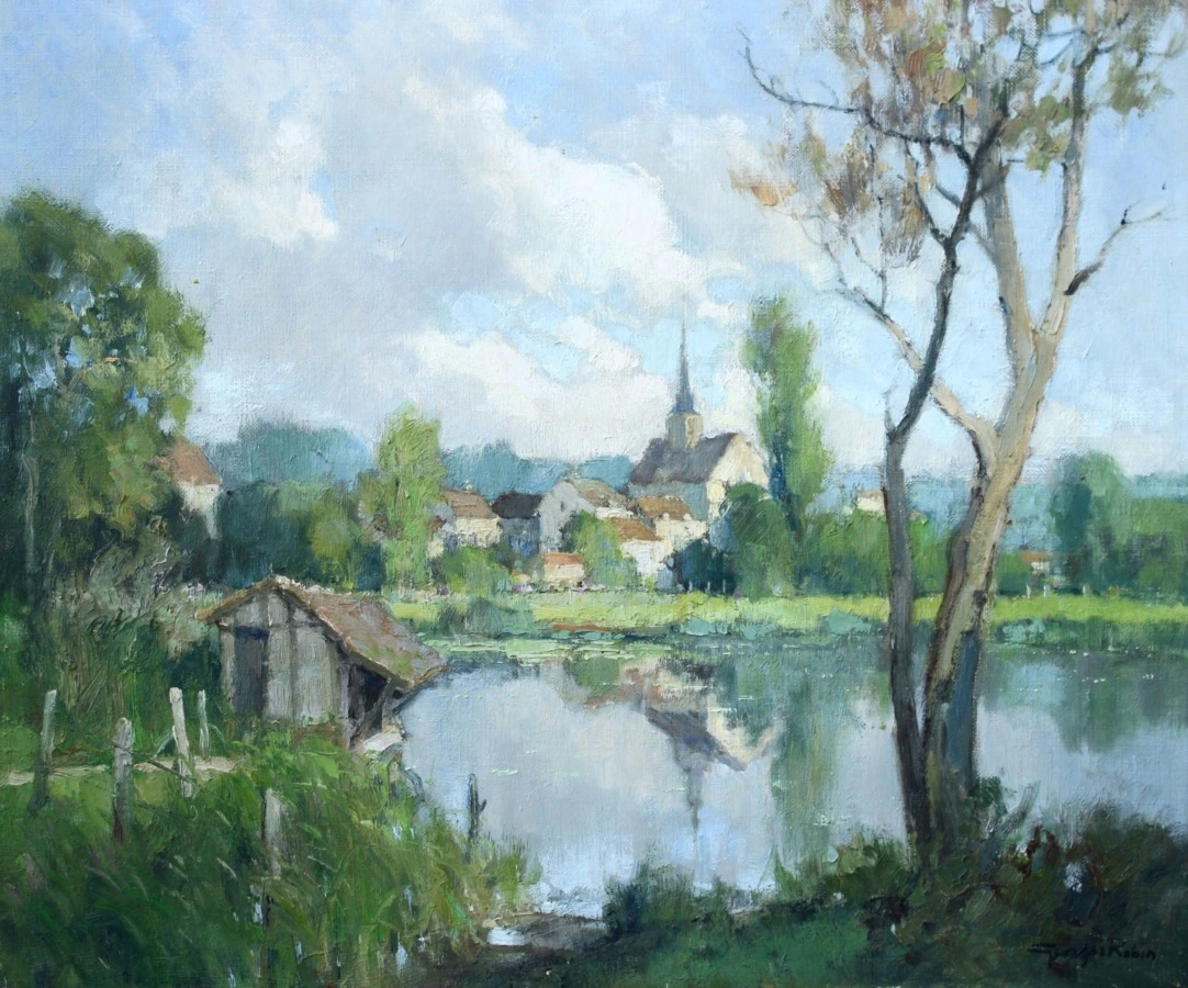 Les Bords Du Loing - Buy Fine Paintings Online