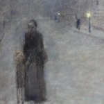 Figures in Street – Evening thumbnail