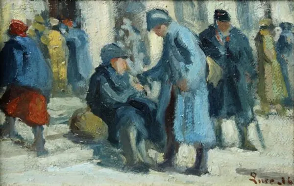 Soldiers in Paris - Buy Fine Paintings Online