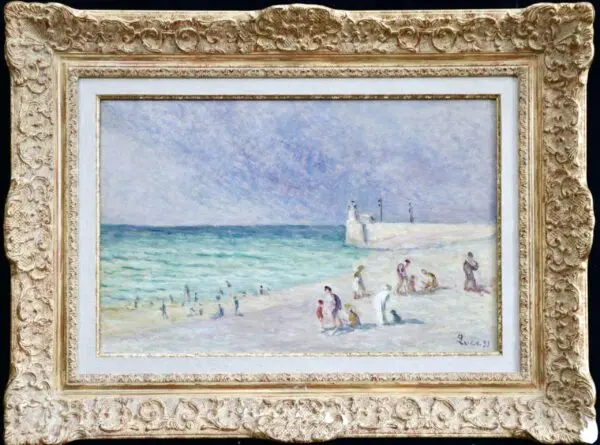 Figures on Beach – Treport - Buy Fine Paintings Online
