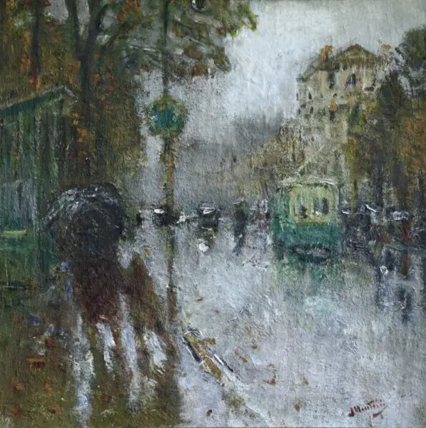 Paris In The Rain - Buy Fine Paintings Online