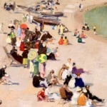 Bathers on Beach thumbnail