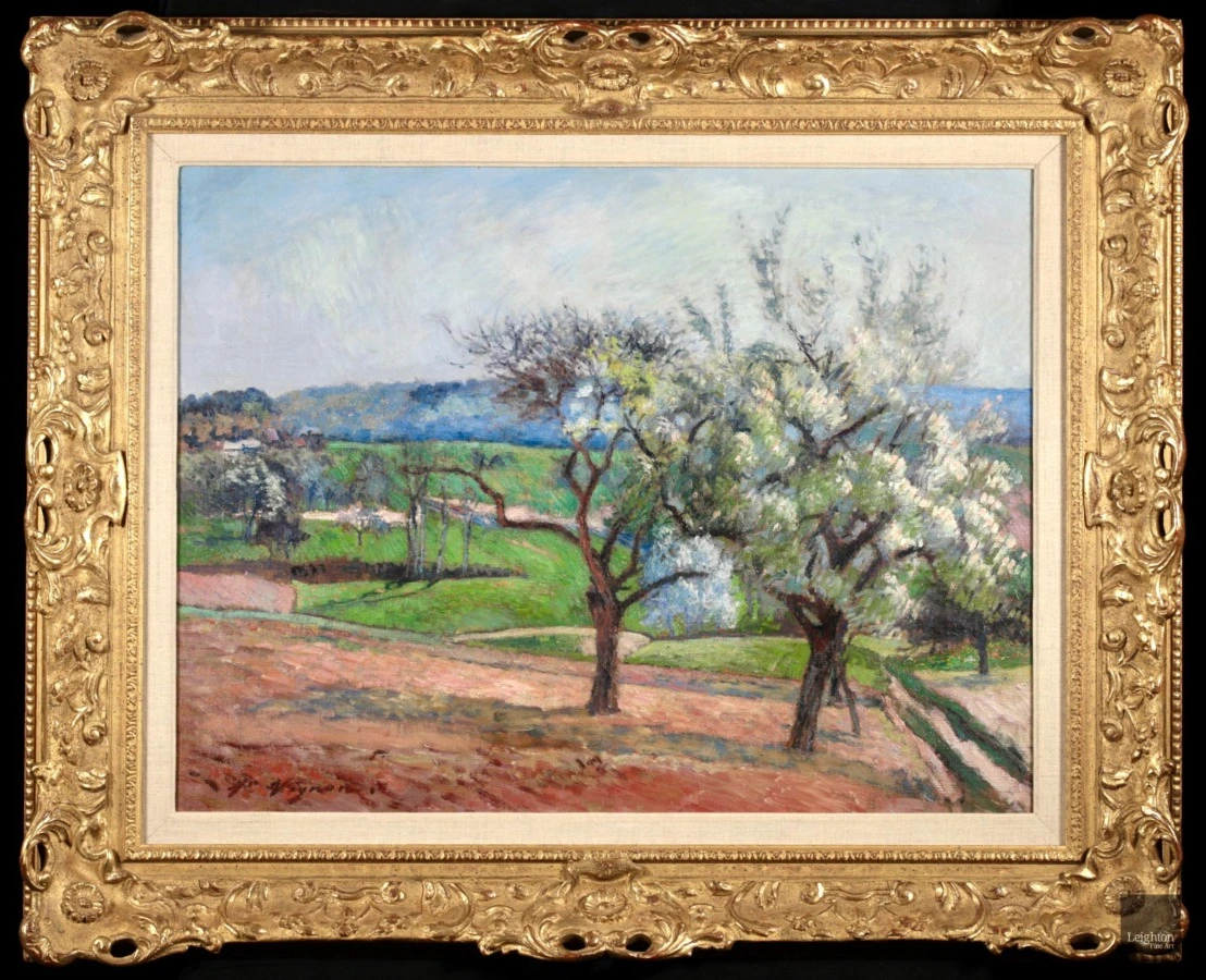 Arbres fruitiers pres de la riviere - Buy Fine Paintings Online