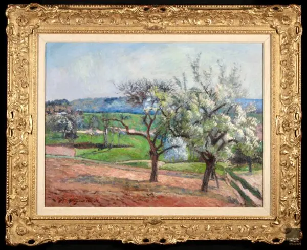 Arbres fruitiers pres de la riviere - Buy Fine Paintings Online