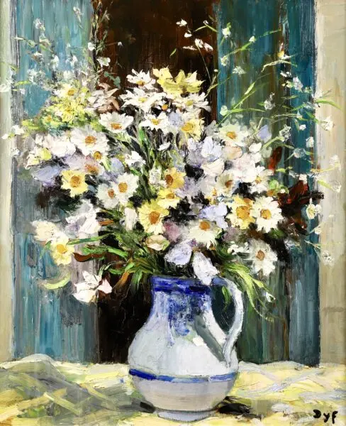 Anthemis jaunes et blanches - Buy Fine Paintings Online