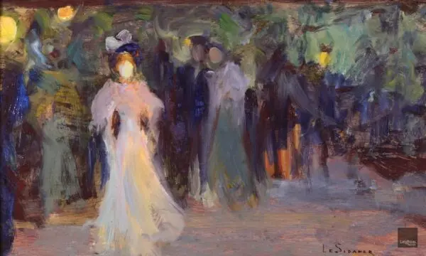 An Evening Walk - Buy Fine Paintings Online
