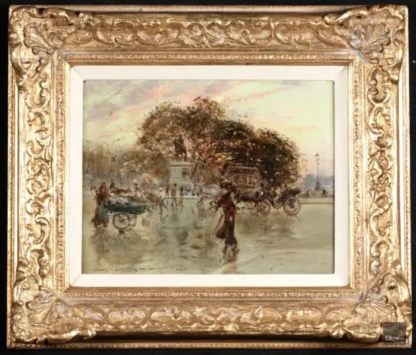 A Windy Day – La Samaritane, Paris - Buy Fine Paintings Online