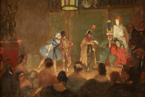 A Theatrical Evening at Prince Napoleons House - Buy Fine Paintings Online