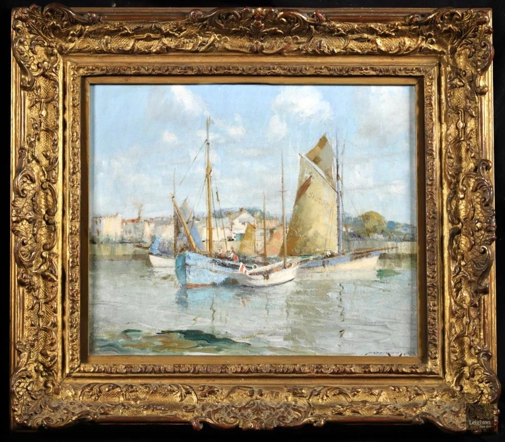 A Busy Corner – Concarneau - Buy Fine Paintings Online