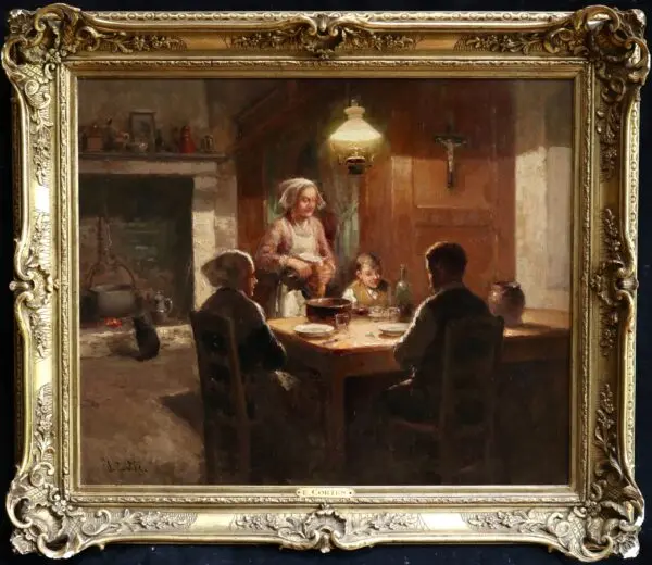 A Breton Kitchen - Buy Fine Paintings Online