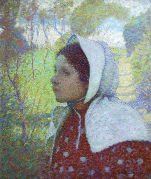 A Breton Girl - Buy Fine Paintings Online