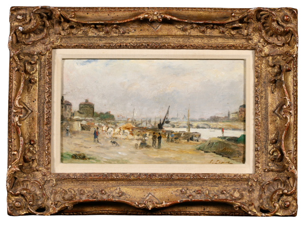 Construction du quai de Seine - Buy Fine Paintings Online