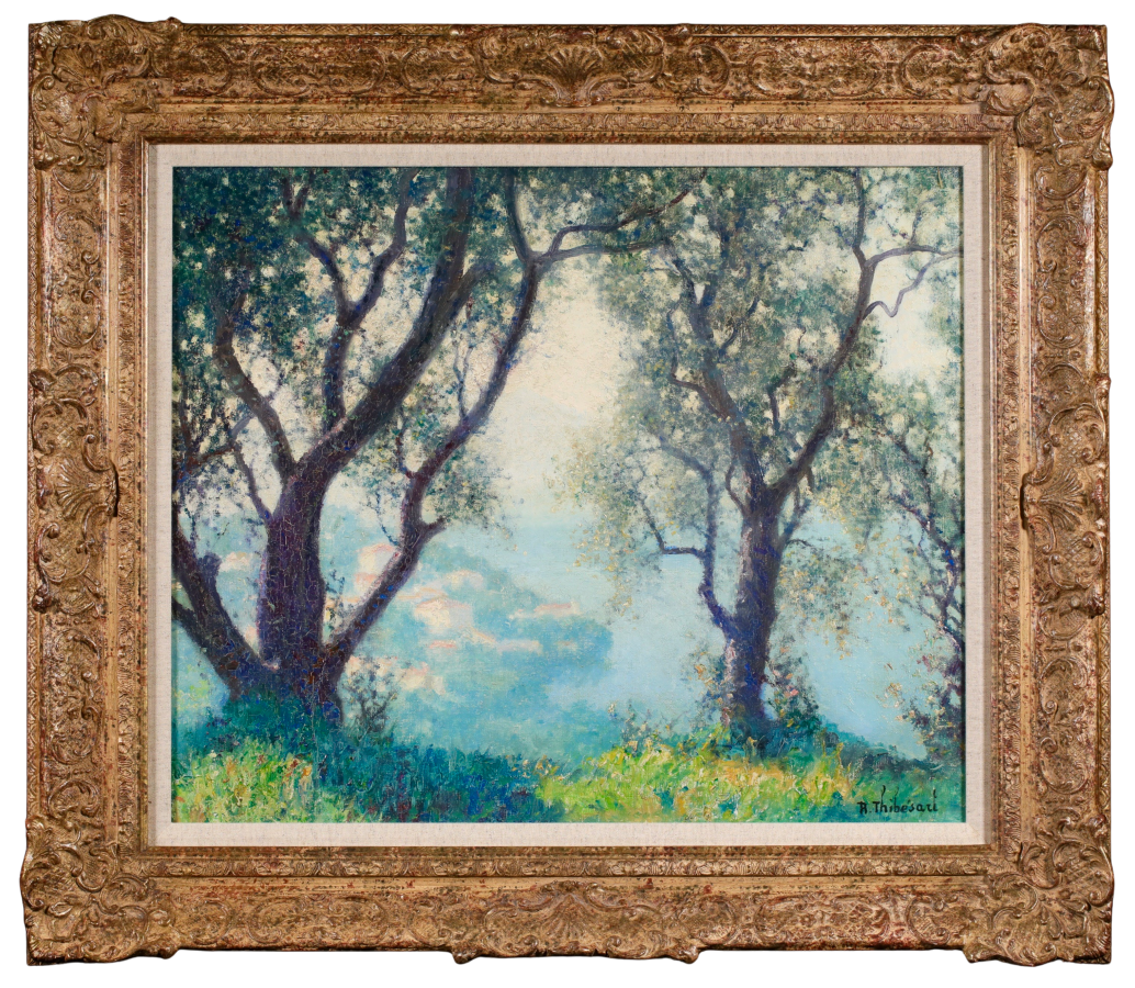 Arbres en fleurs – Baie de Villefranche - Buy Fine Paintings Online