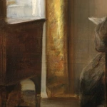 Lady reading in an interior thumbnail