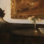 Lady reading in an interior thumbnail