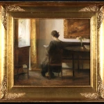 Lady reading in an interior thumbnail