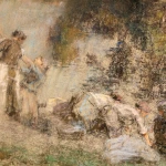 Lavandieres a la Marne d’apres midi thumbnail