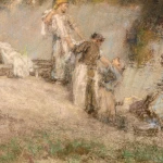 Lavandieres a la Marne d’apres midi thumbnail