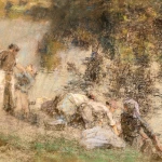 Lavandieres a la Marne d’apres midi thumbnail