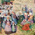 Sortie de La Chapelle Notre Dame de Tremalo – Pont Aven thumbnail