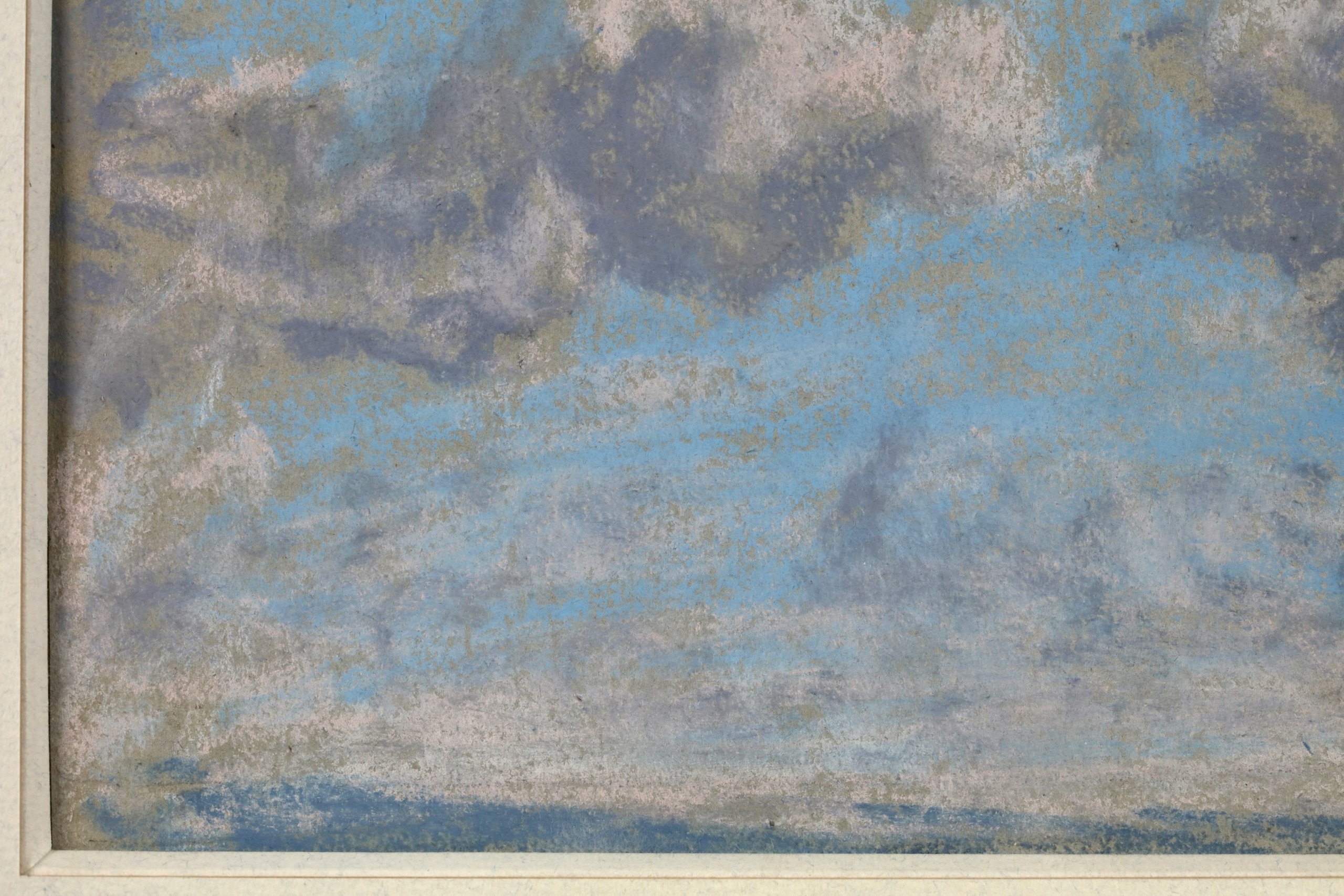 Eugene Boudin etude de ciel sur le Bassin du Commerce au Havre Wandbild