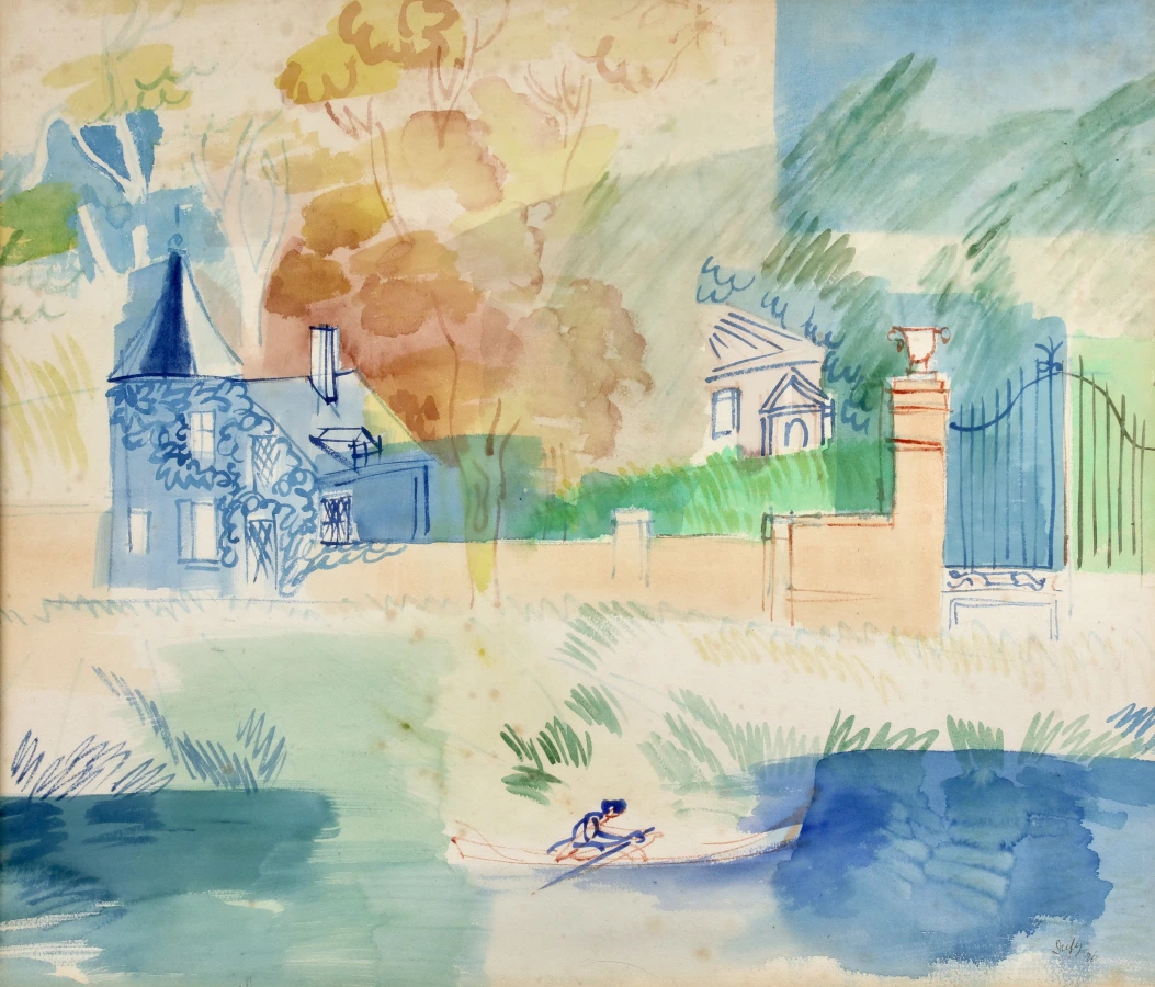 Bord de Riviere - Buy Fine Paintings Online