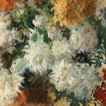 Chrysanthemums & Apples on a Table thumbnail